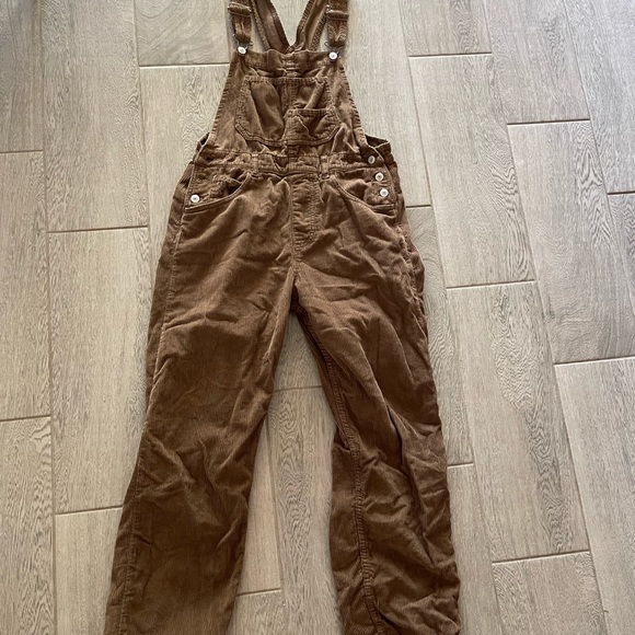 Women's Free People Ziggy Cord Overalls - Picture 4 of 5